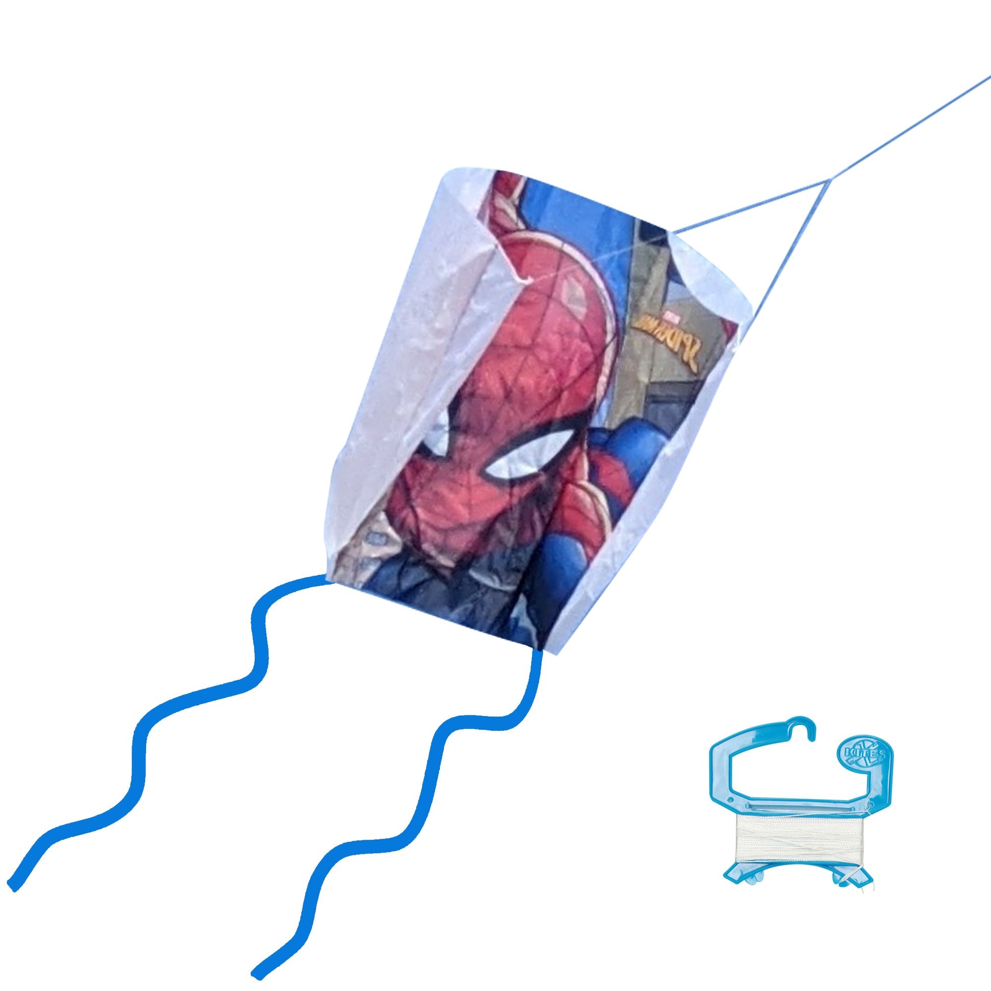 X Kites SuperSled Spider-Man Nylon Kite photo showing handle