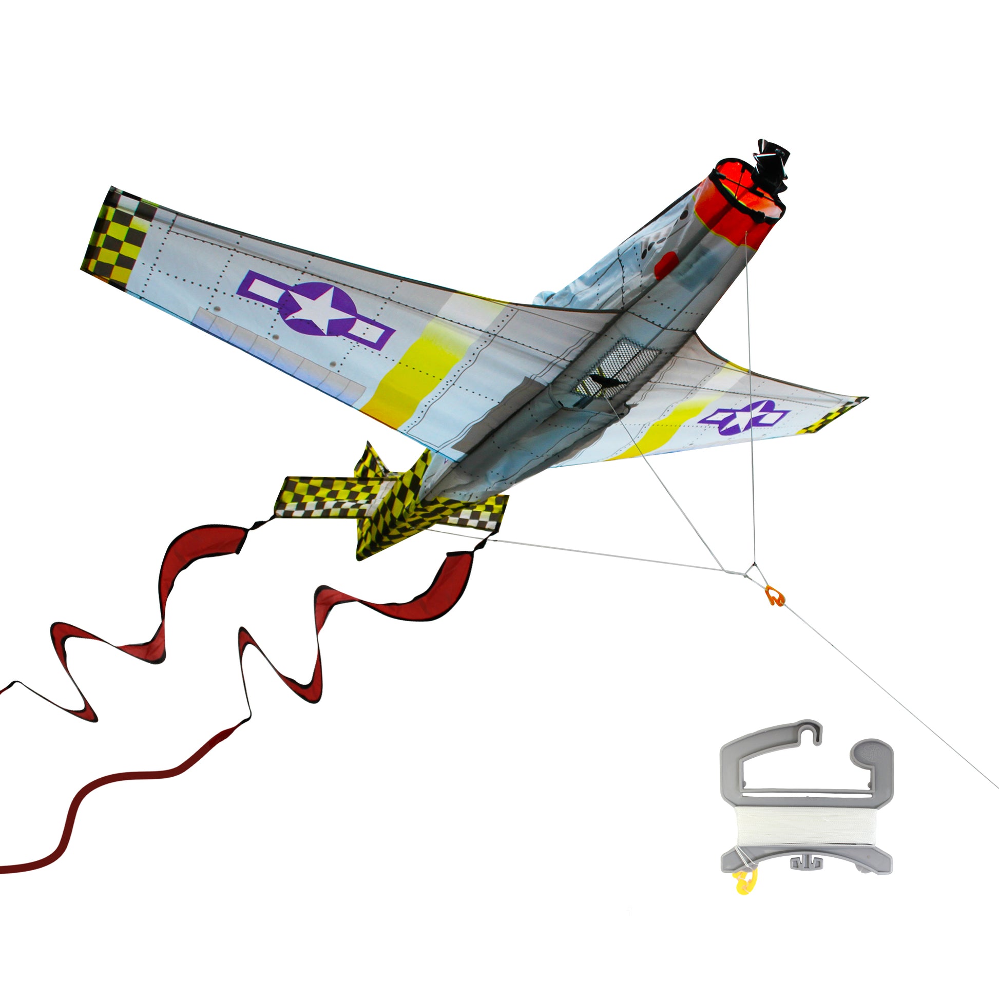 windnsun supersize 3d mustang nylon kite