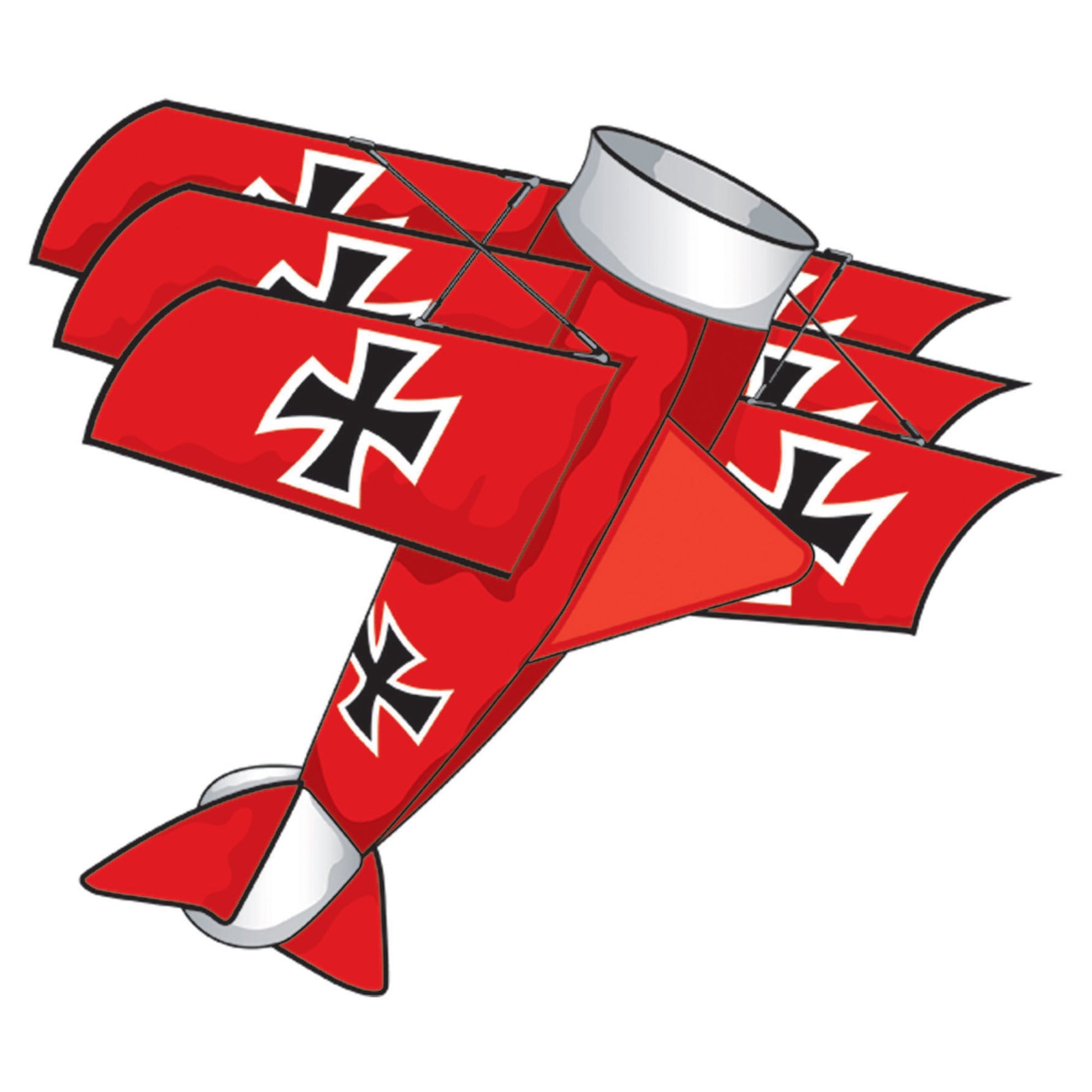 windnsun supersize 3d red baron nylon kite