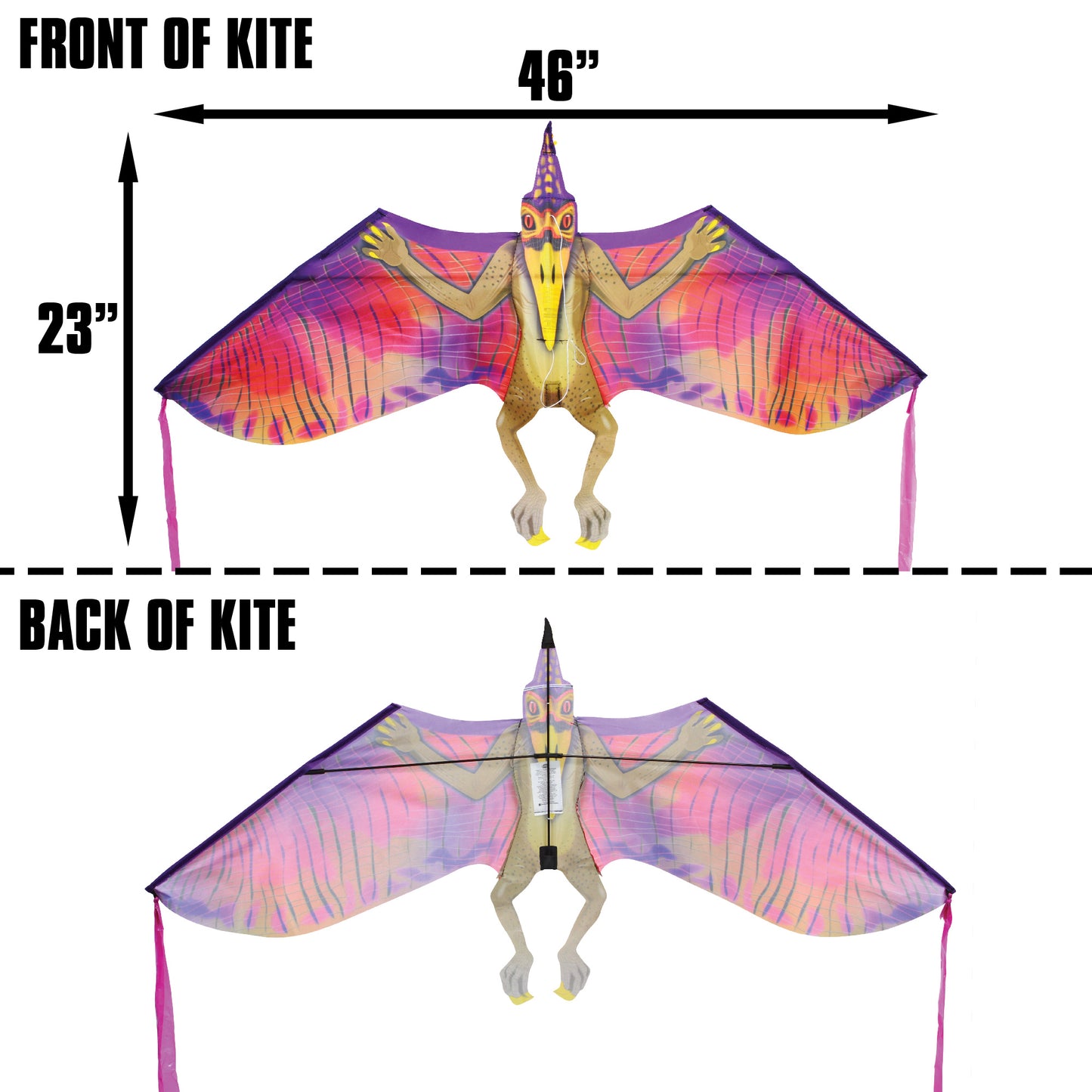X Kites DinoKite Pteradactyl Nylon Dinosaur Kite  Product Dimensions