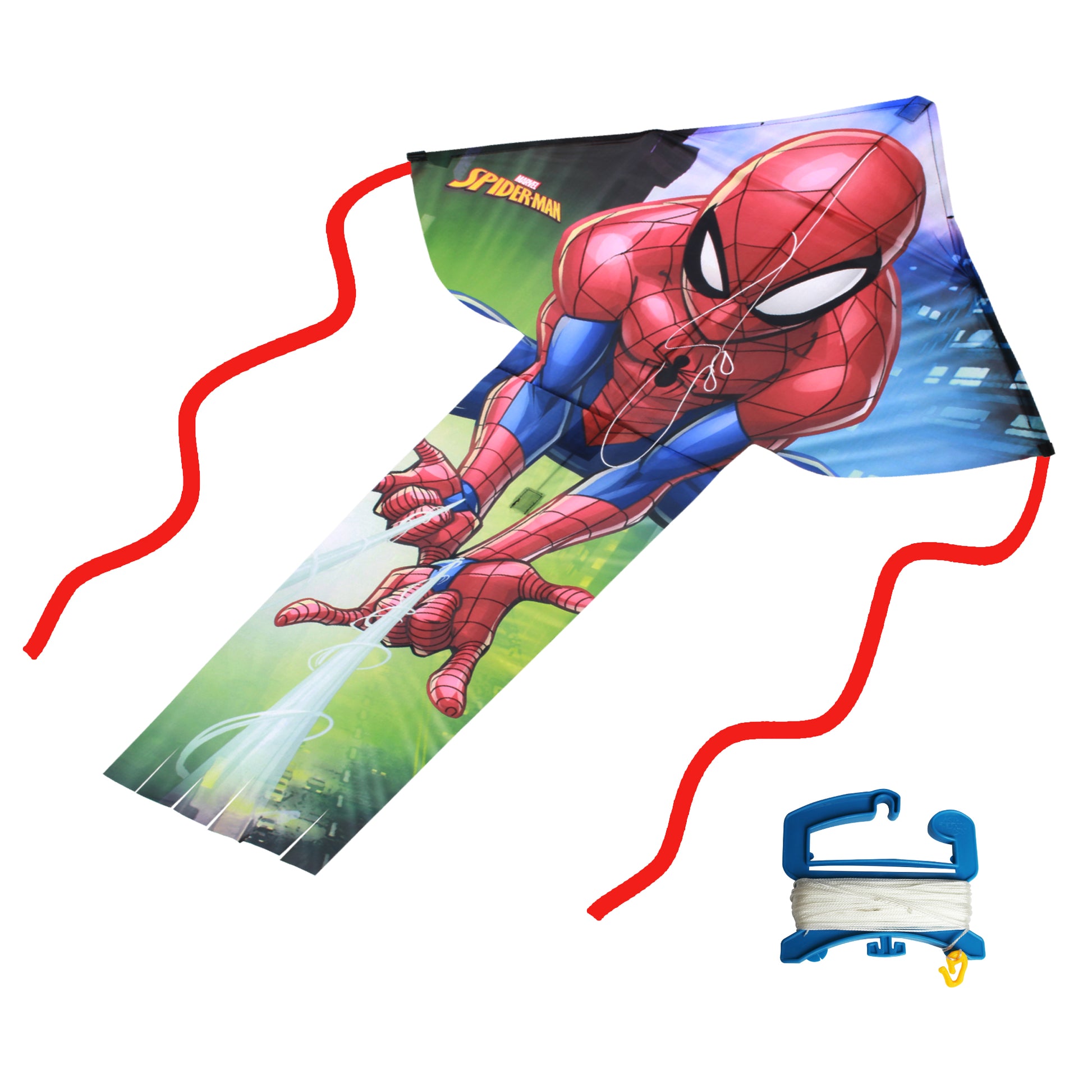 X Kites SkyFlier Delta Spider-Man product photo with handle