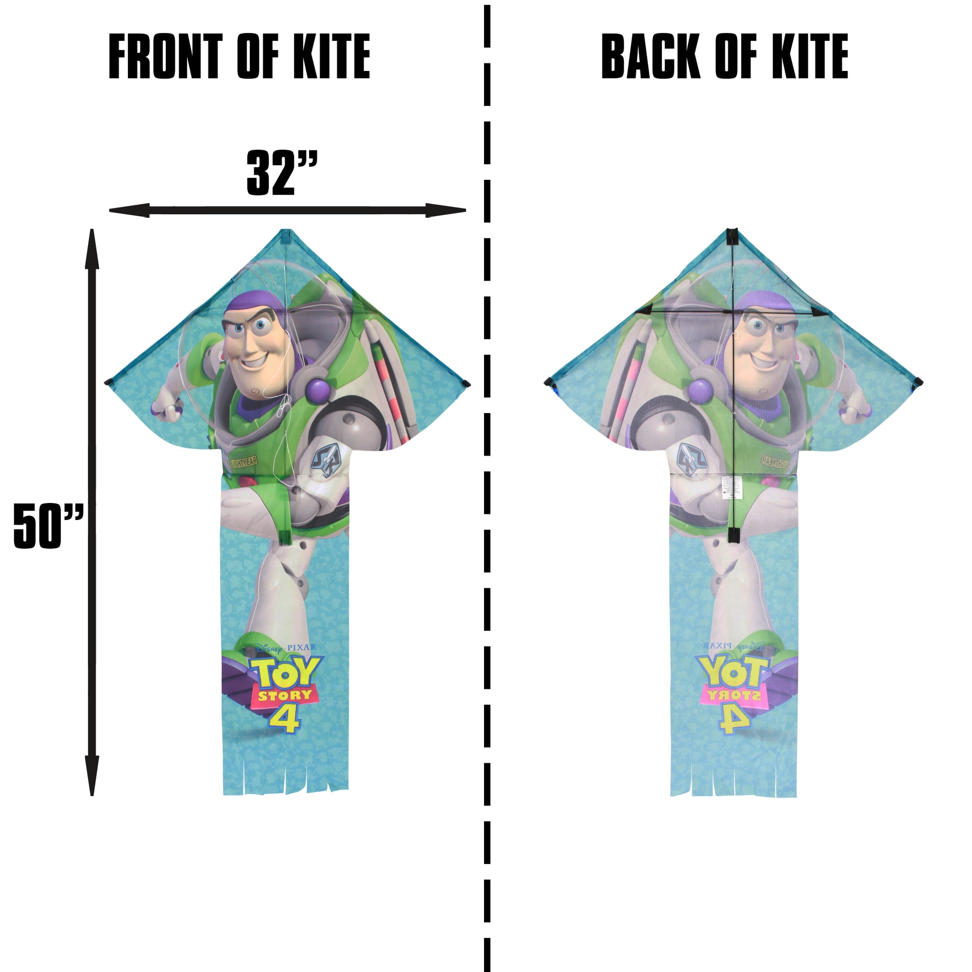 X Kites skyflier buzz lightyear nylon kite dimensions
