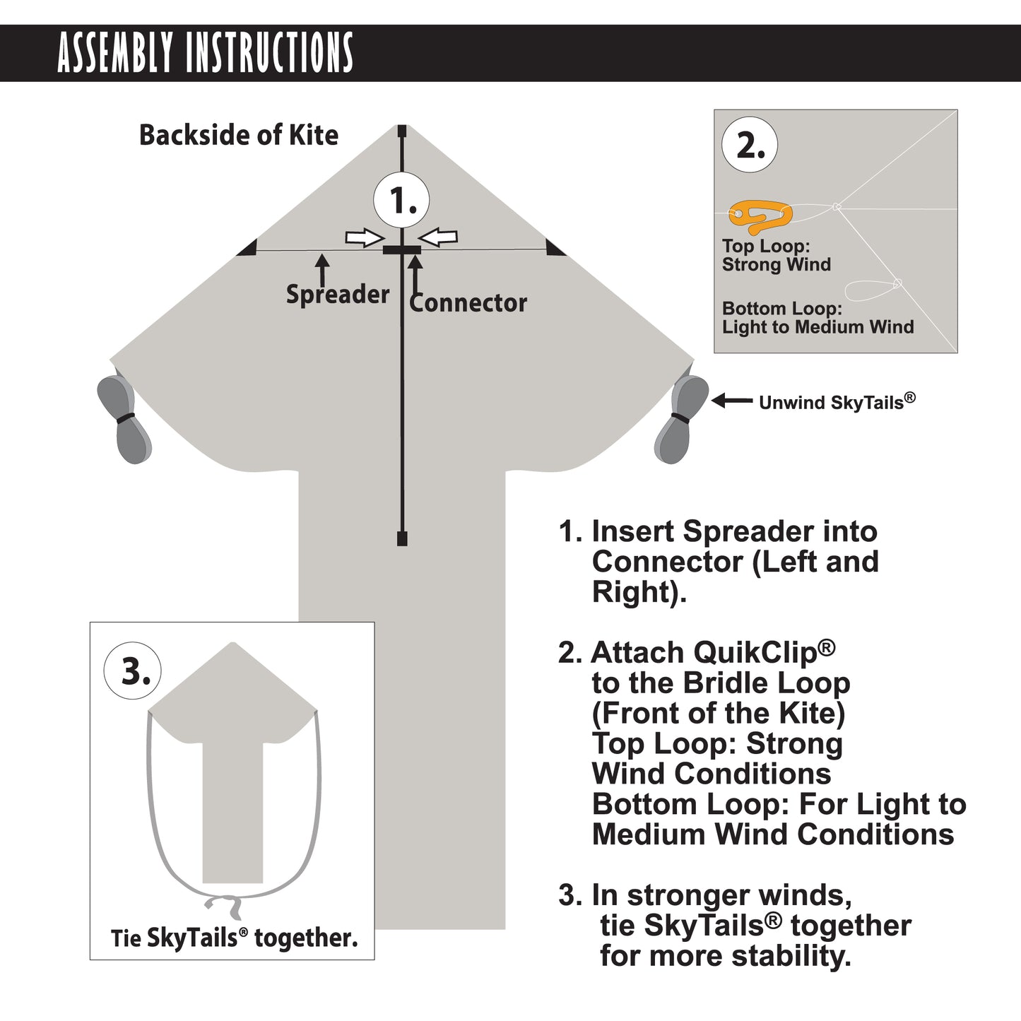 X Kites skyflier nylon kite assembly instructions