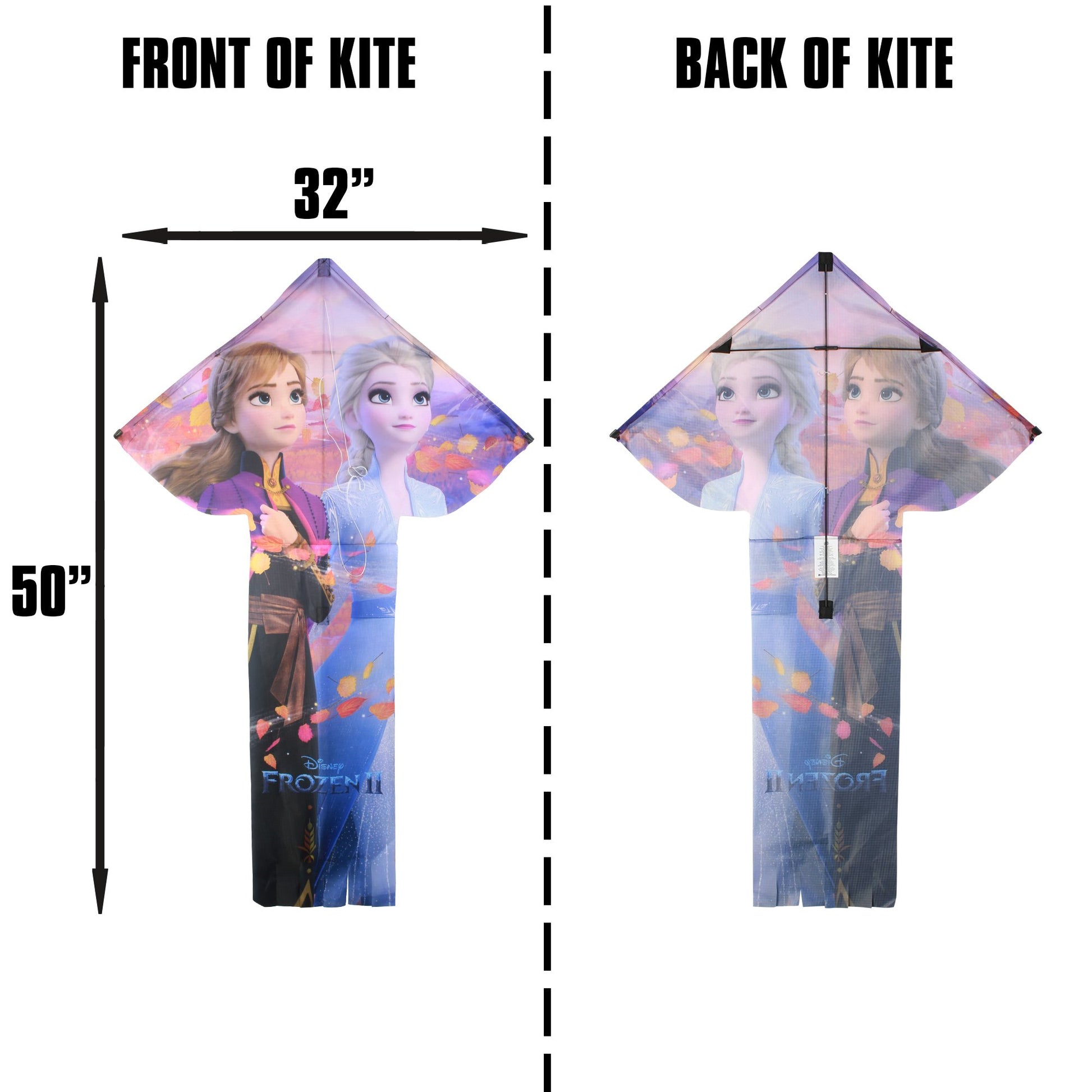 X Kites Skyflier 50 Frozen 2 Nylon Kite dimensions