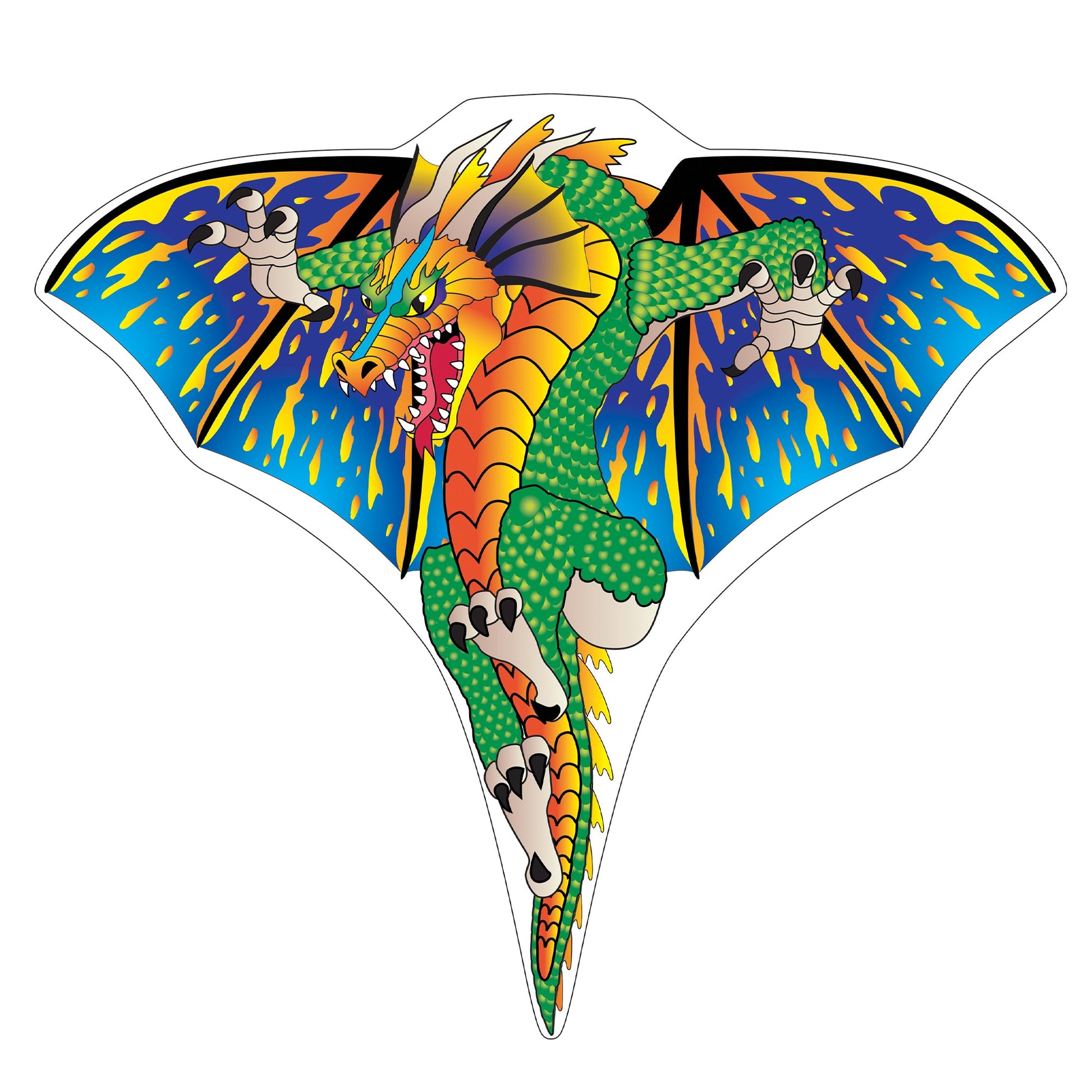 X Kites 28in Dragon Hunter Poly Dragon Kite, 28 Inches Tall