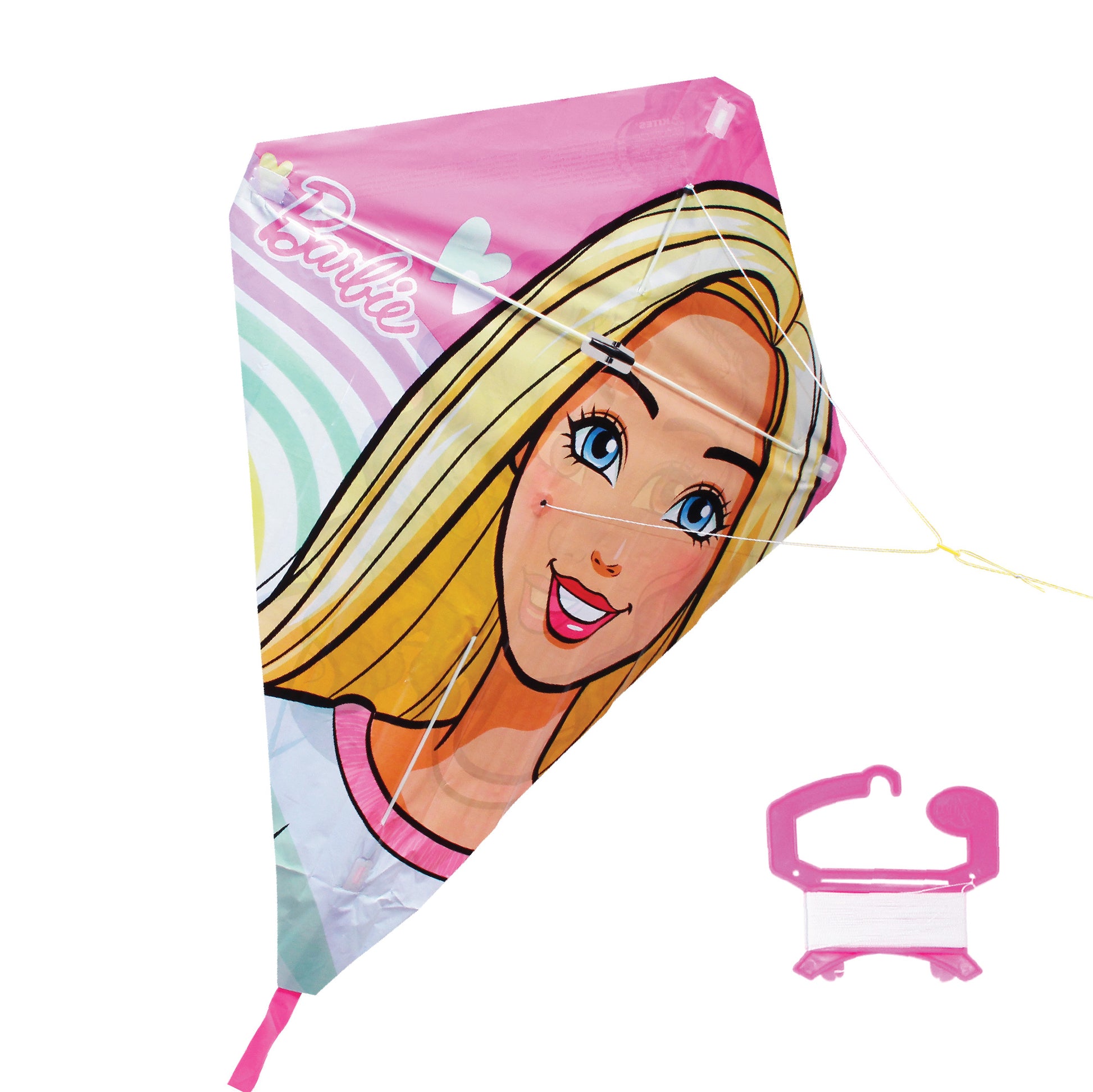 X Kites FlipFlop Diamond Barbie Poly Diamond Kite  shown with handle