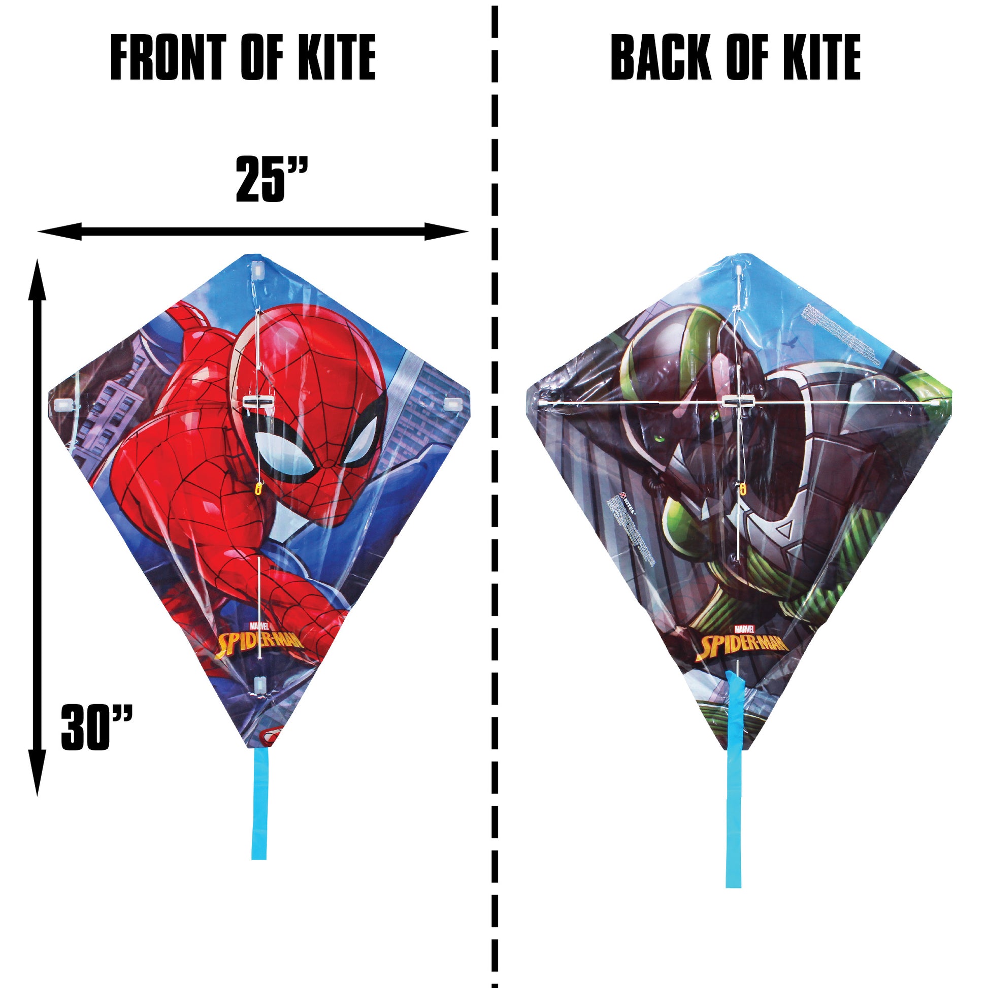 X Kites FlipFlop Diamond Spider-Man Kite Product Dimensions