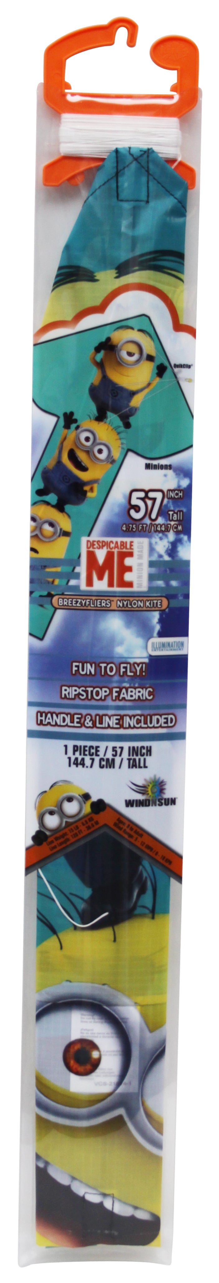 WindNSun BreezyFlier 57 Despicable Me Minion Made Kite in packaging