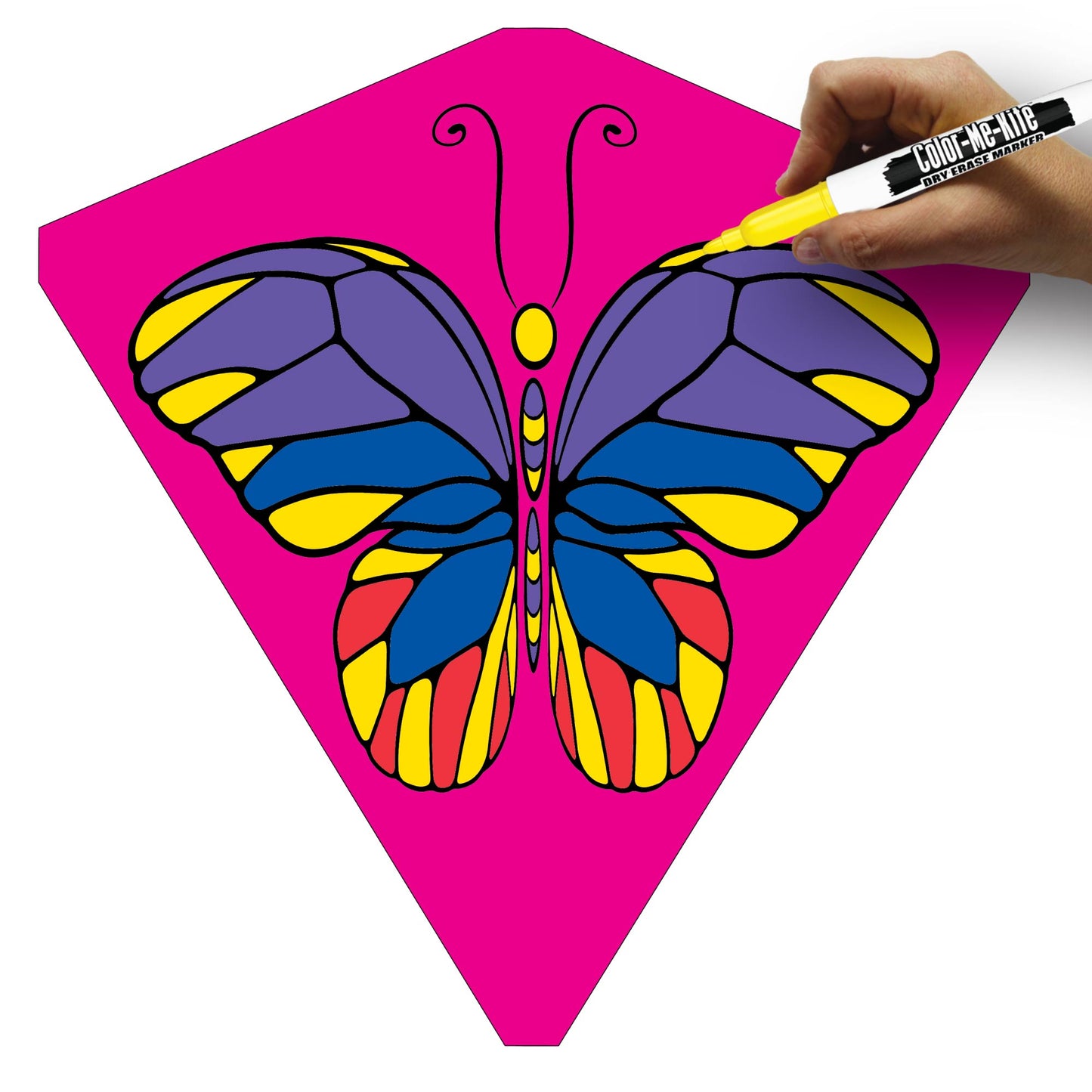 X Kites Color-Me-Kite Poly Diamond Coloring Craft Kite Product Image