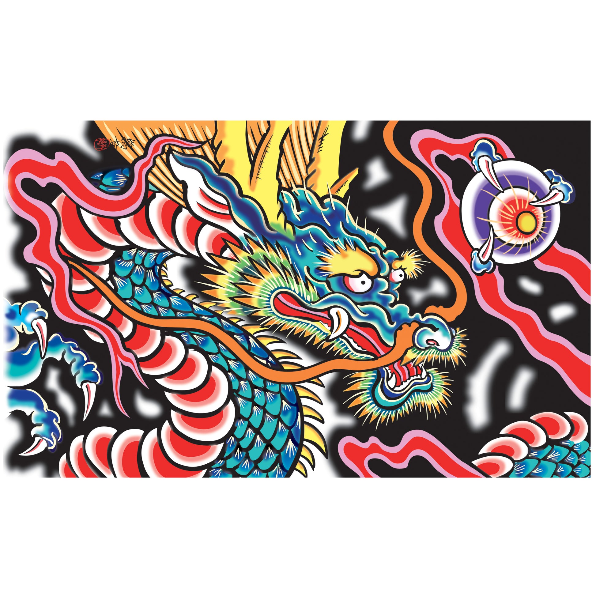 WindNSun Limited Edition Mr. Toki Edo Dragon Ripstop Nylon Collectors Kite Product Image
