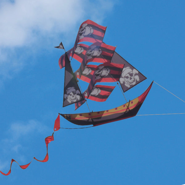 windnsun supersize 3d pirateship nylon kite flying