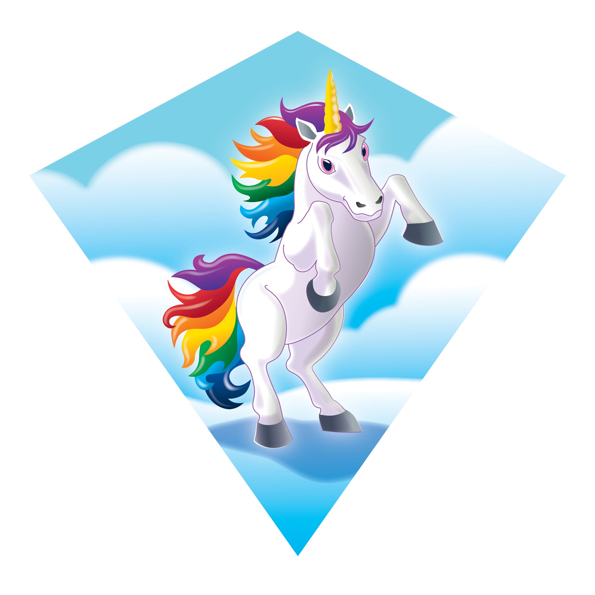 WindNSun MiniDiamond Unicorn Nylon Kite – BrainStormProducts LLC