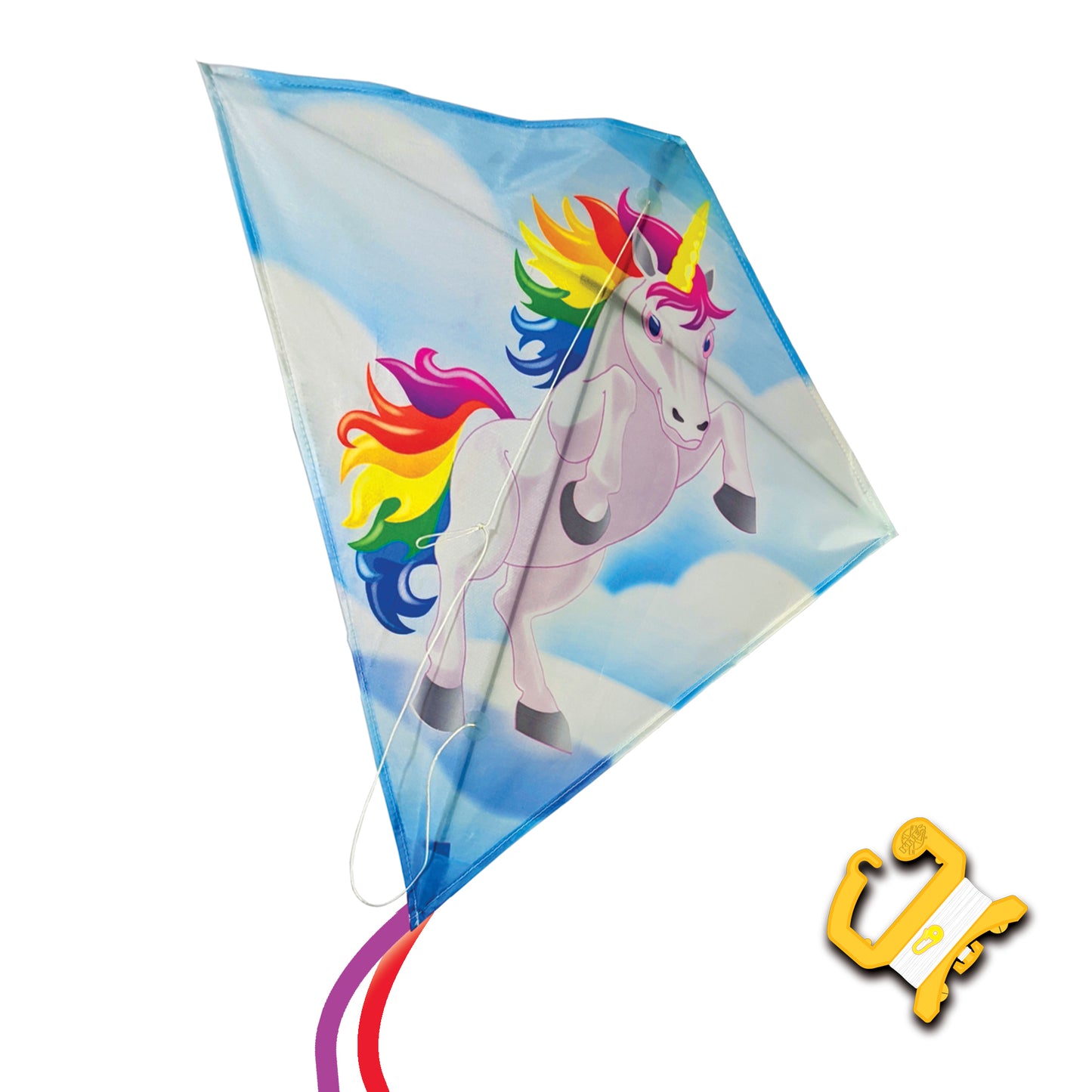 windnsun minidiamond unicorn nylon kite