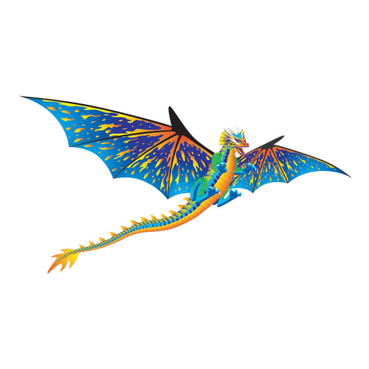 windnsun supersize 3d blue dragon nylon kite